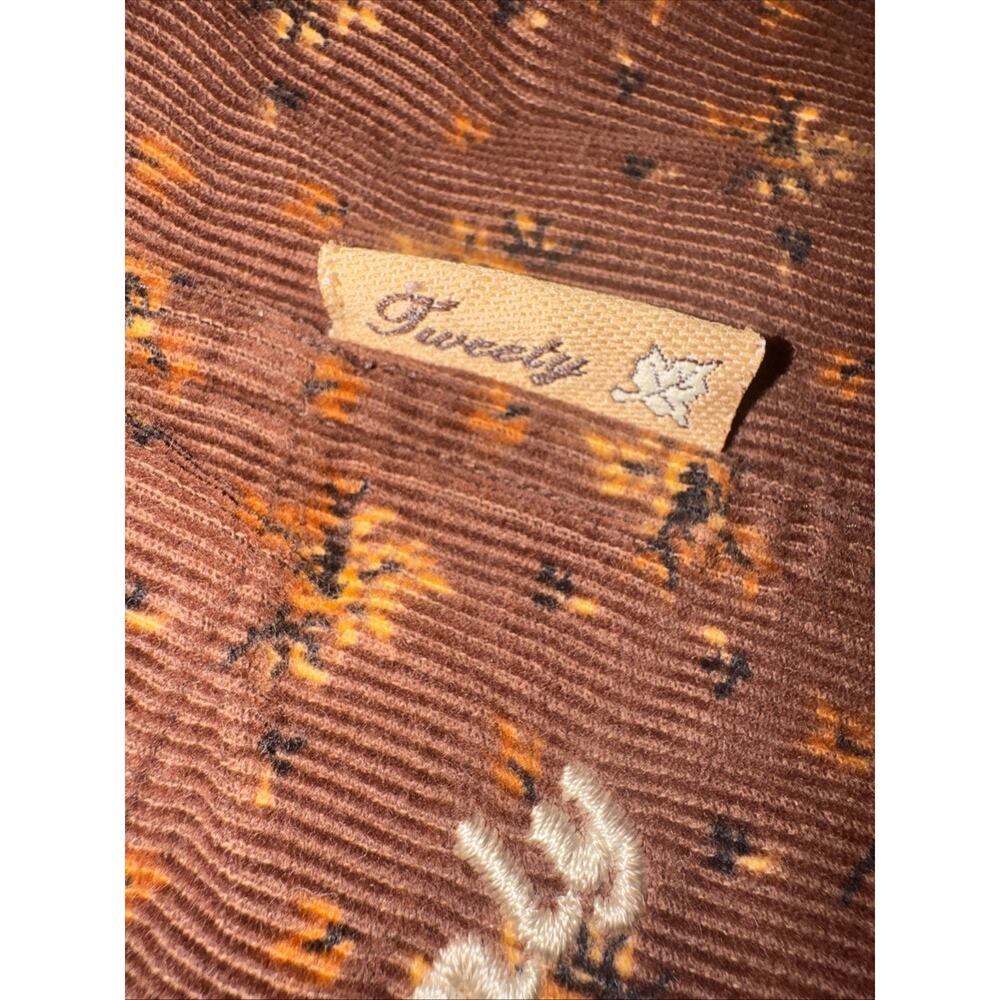 Vintage Looney Tunes Womens Tweety Bird Corduroy Shirt 14-16 - Picture 6 of 6